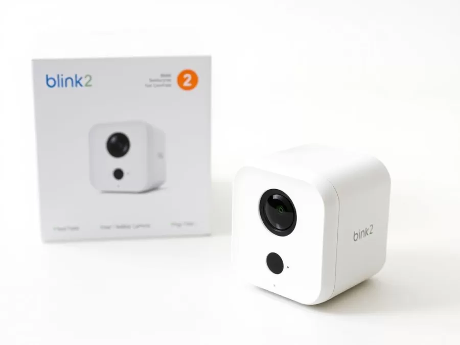 Blink Mini 2 Smart Security Camera showing compact design and features