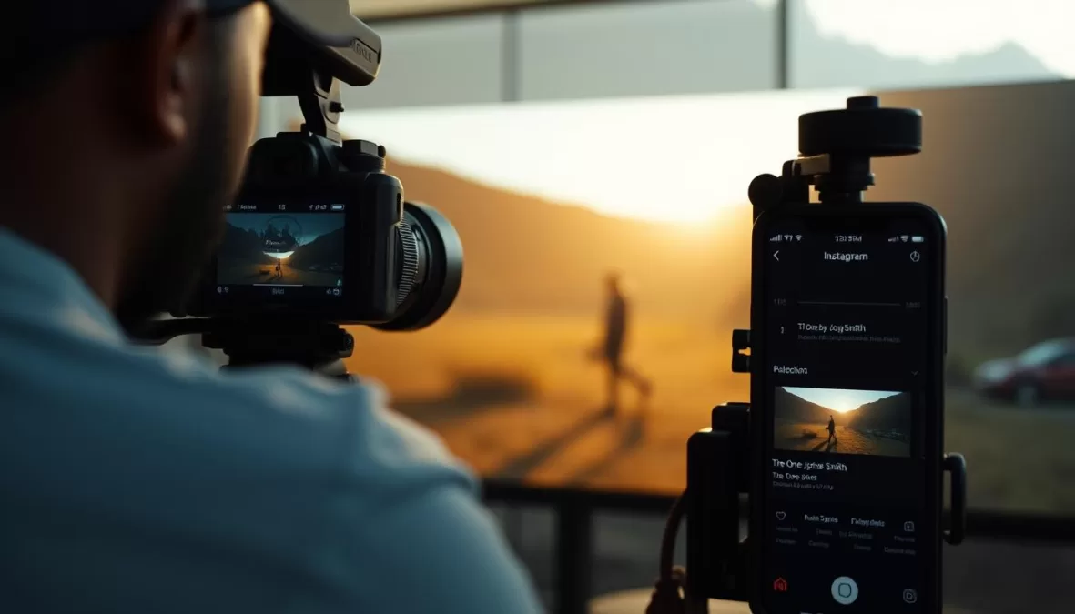 Cinematic portrait content using The One song