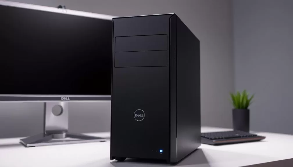 Dell Tower Plus 2026 desktop computer with sleek design and powerful components for best desktop computers 2026