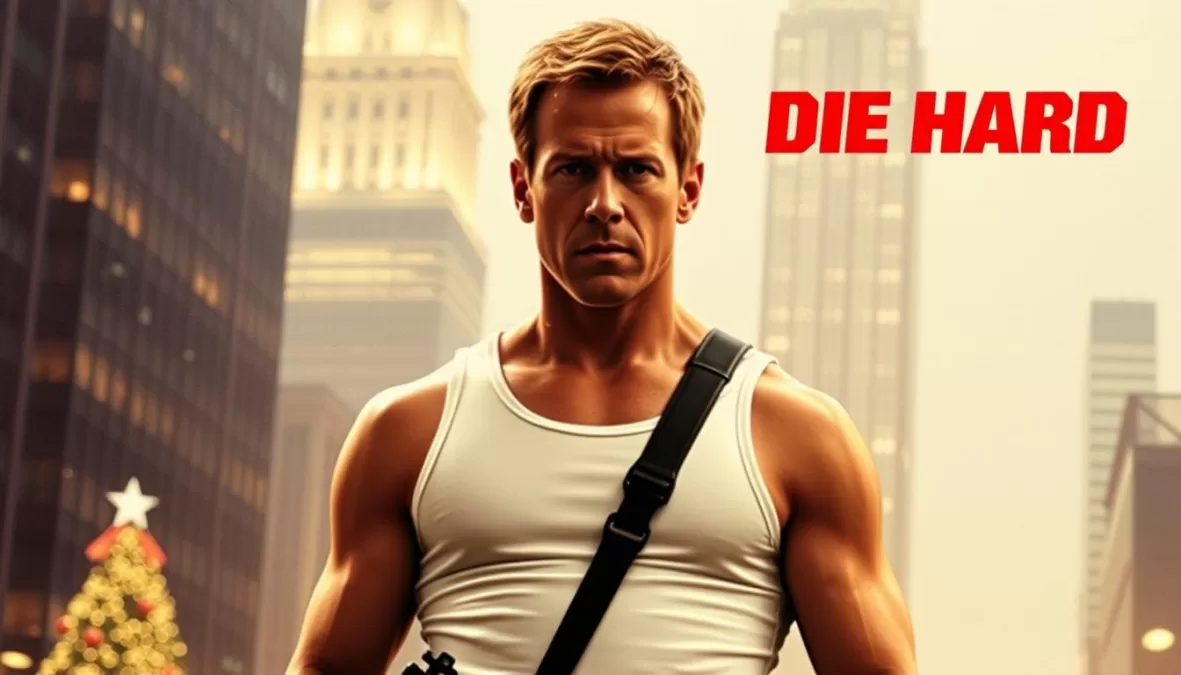 Die Hard poster featuring Bruce Willis