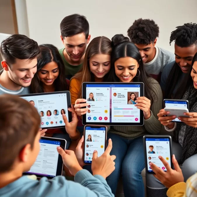 Diverse young adults using OkCupid Ultra's inclusive matching features in 2026