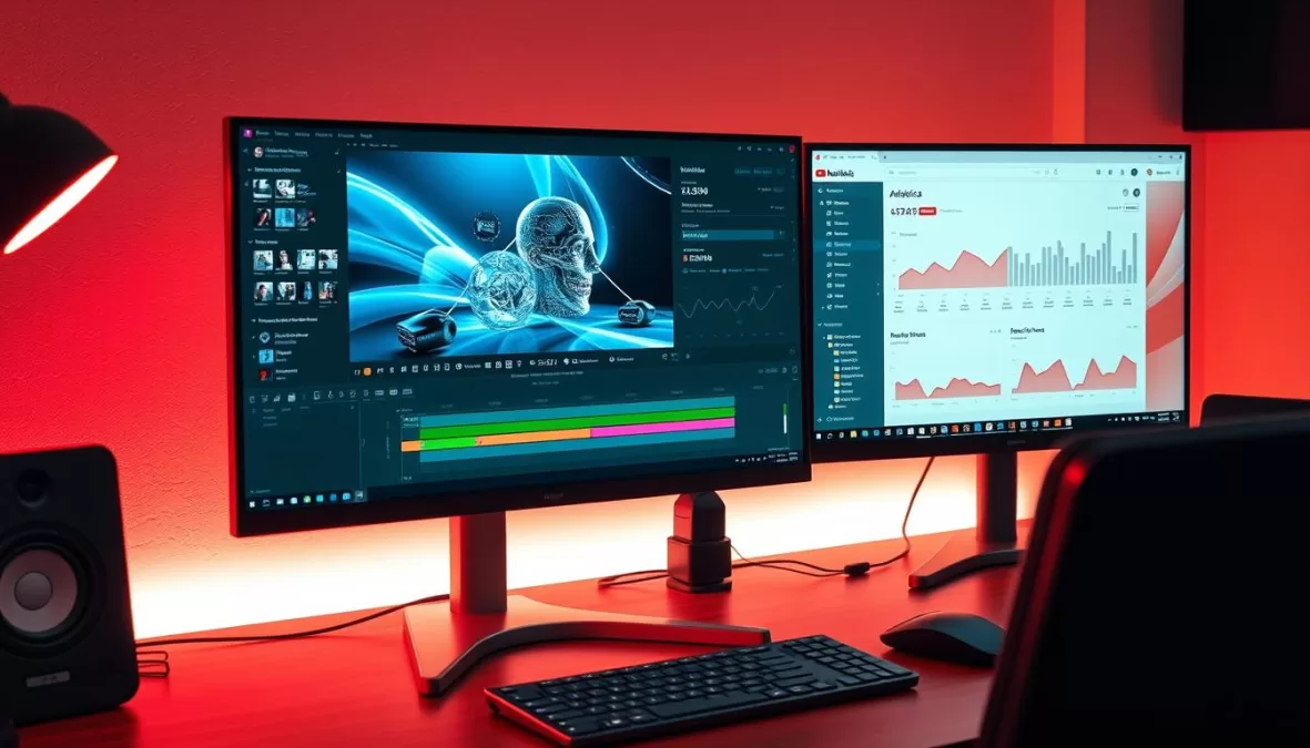 Faceless YouTube video production using AI tools for Top 10 side hustles with AI 2025