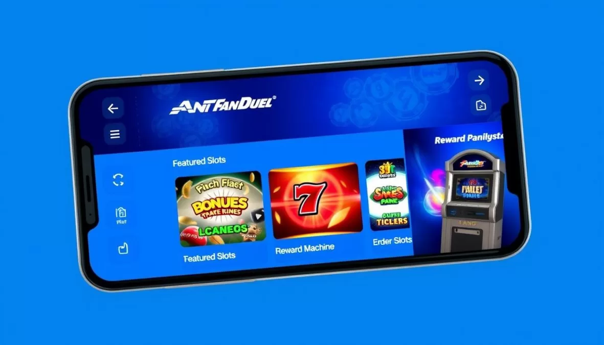 FanDuel Casino mobile app interface showing games and navigation