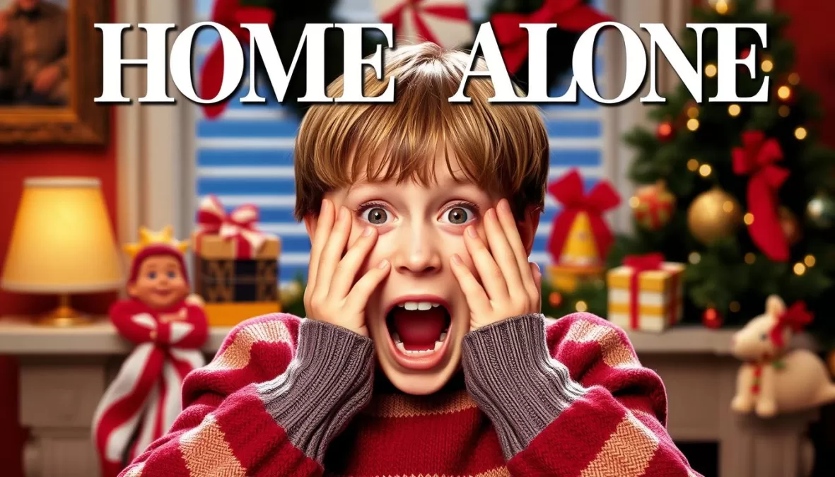 Home Alone poster featuring Macaulay Culkin