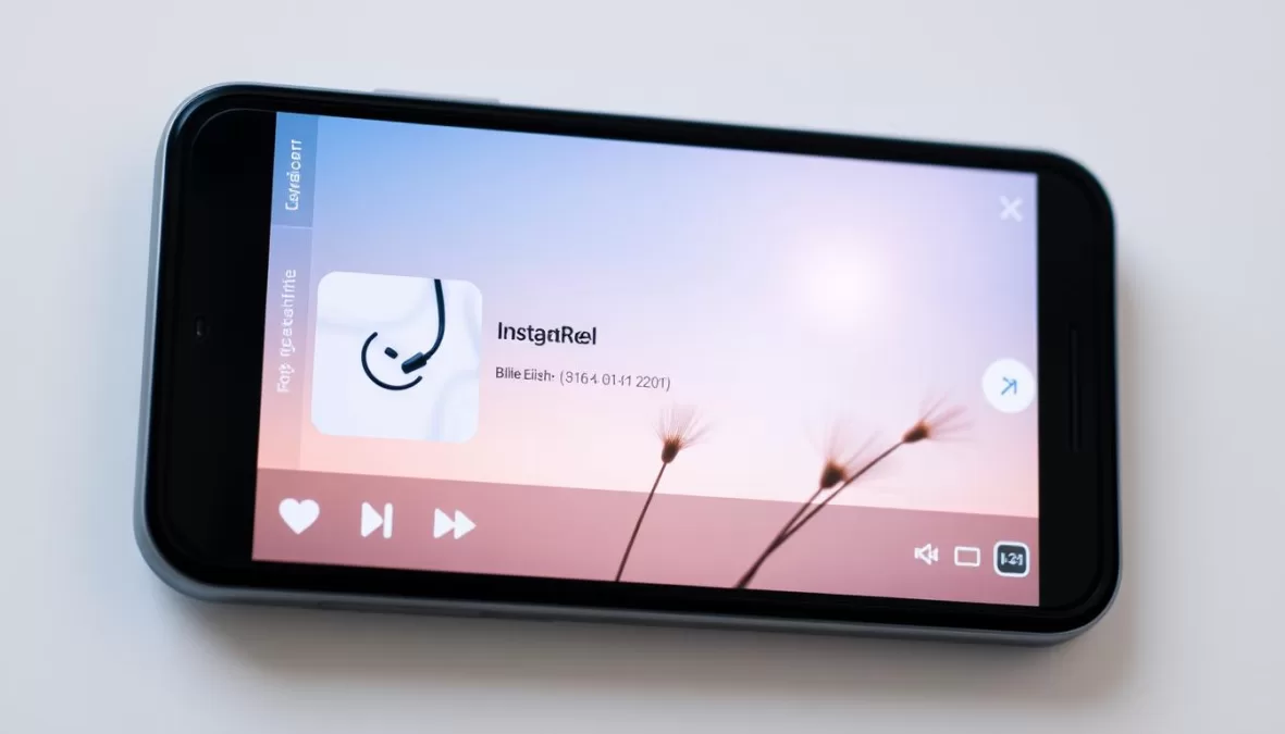 Instagram Reel using Birds of a Feather song showing aesthetic visuals