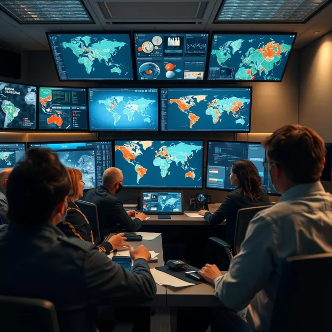 International investigators collaborating across borders to solve complex cases