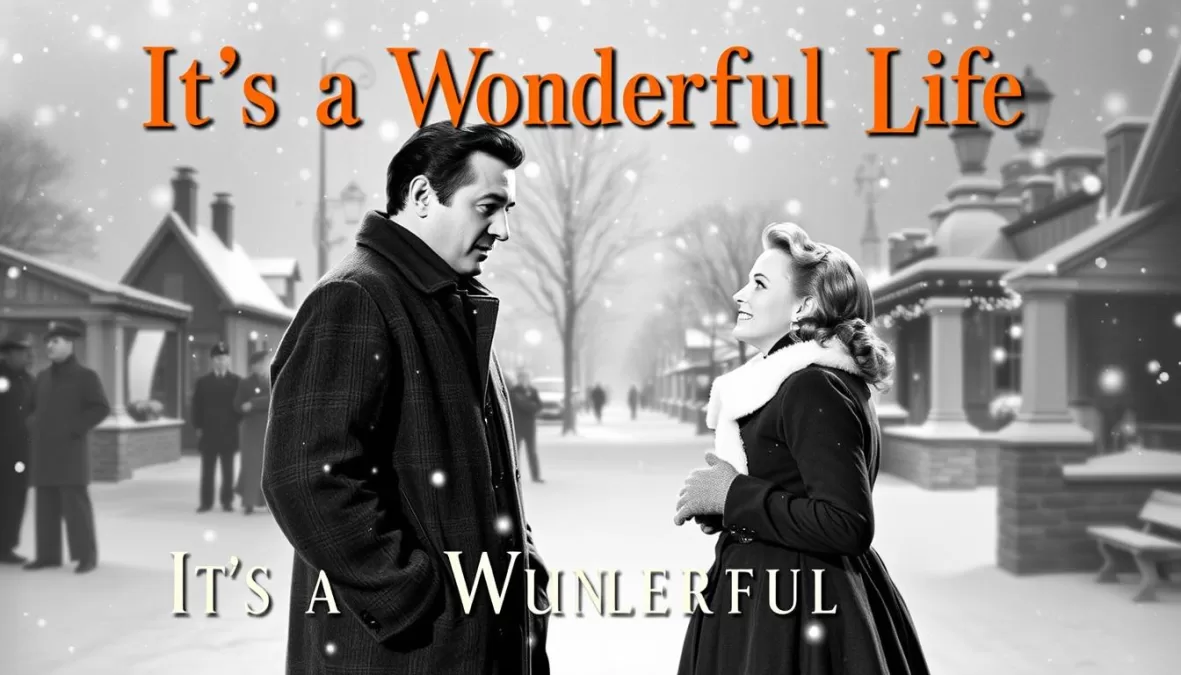 It's a Wonderful Life poster featuring James Stewart