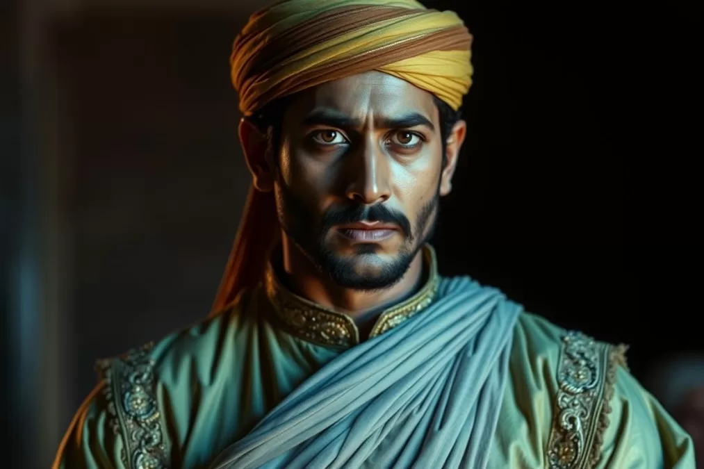 Junaid Khan in a powerful scene from Maharaj, demonstrating why he's among the top Bollywood newcomers 2025