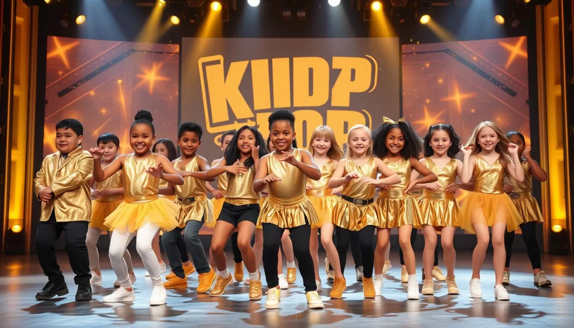 KIDZ BOP Kids performing Golden, a top 10 song for kids 2025
