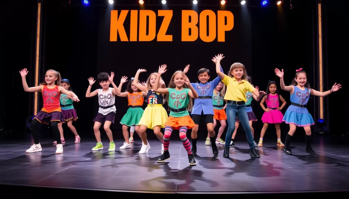KIDZ BOP Kids performing Just Dance, a top 10 song for kids 2025