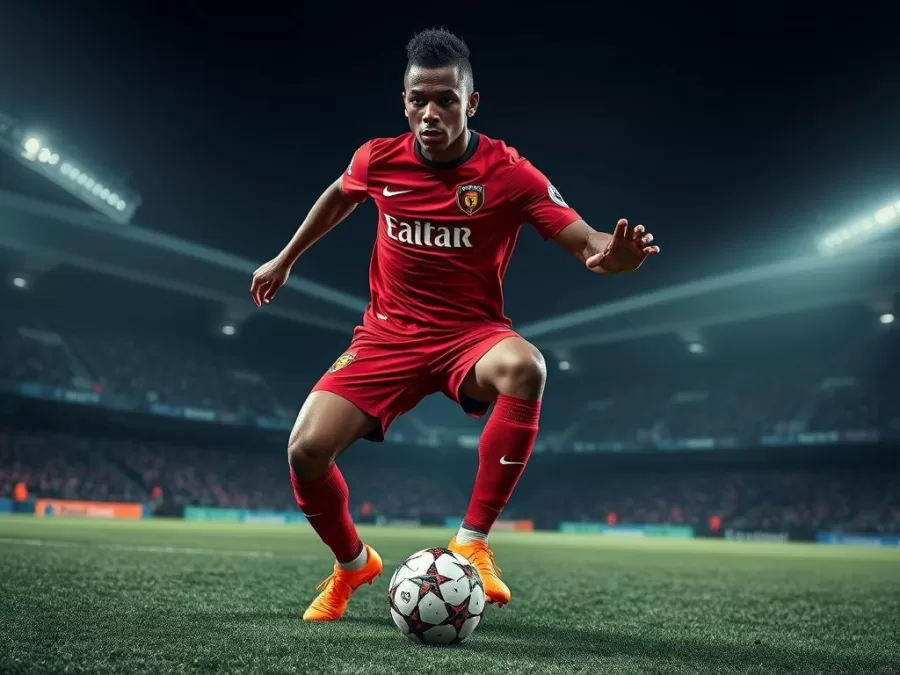 Kylian Mbappé showcasing his Nike Mercurial signature line, one of the biggest athlete brand deals 2025