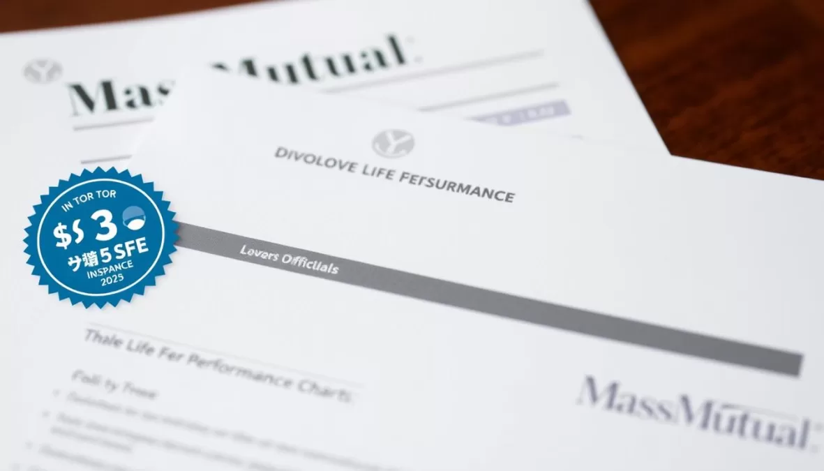 MassMutual whole life policy showing dividend performance and top 10 life insurance companies in USA 2025 ranking