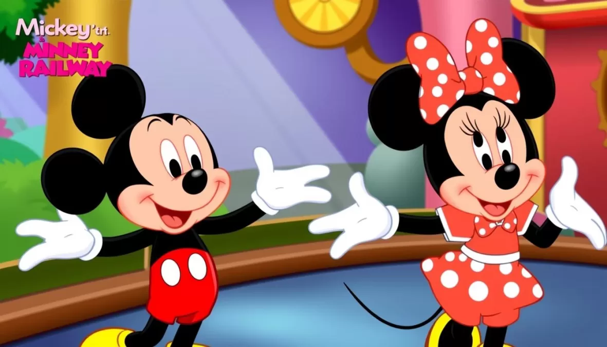 Mickey and Minnie Mouse performing Nothing Can Stop Us Now, from top 10 songs for kids 2025