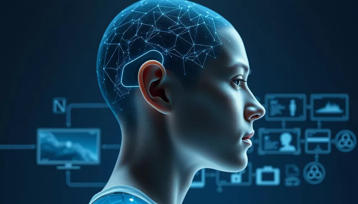 NeuroLink Brain-Computer Interface with minimally invasive neural threads connecting human brain directly to digital systems