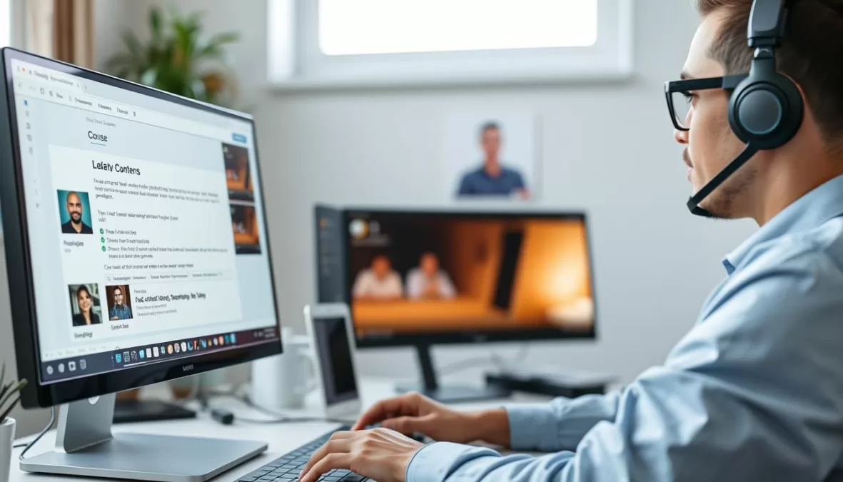 Online course creation process using AI tools for Top 10 side hustles with AI 2025