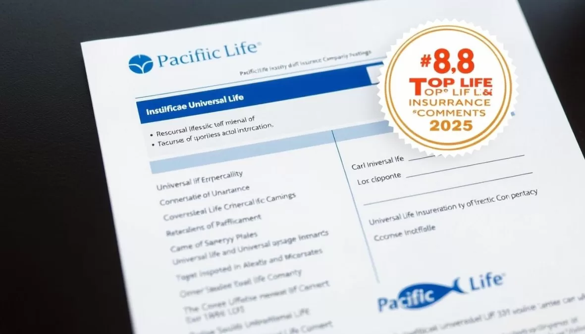 Pacific Life universal life insurance policy options with top 10 life insurance companies in USA 2025 ranking