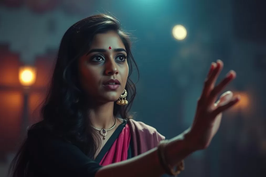 Sharvari in a powerful scene from Munjya, establishing her as one of the top Bollywood newcomers 2025