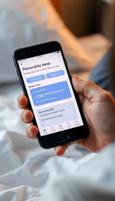 Sleep Reset app showing personalized sleep assessment and coaching interface