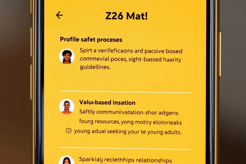 Spark Match safety features showing profile verification and guided communication tools in 2026