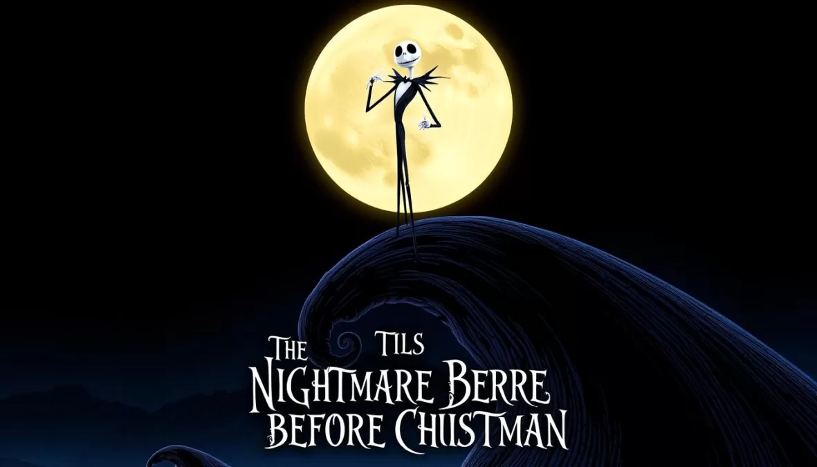 The Nightmare Before Christmas showing Jack Skellington