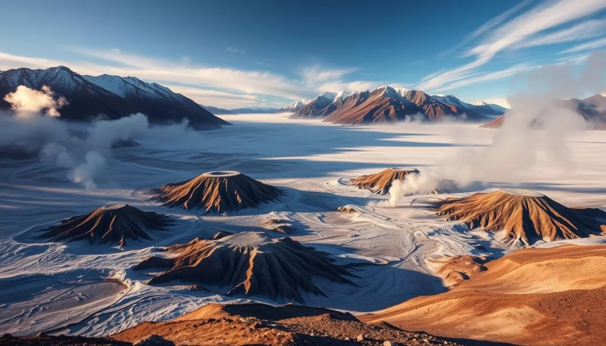 The Valley of Ten Thousand Smokes formed after the Novarupta eruption, one of the biggest volcano eruption in history