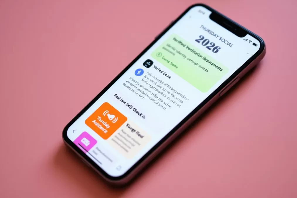 Thursday Social safety features showing verified venues and event security in 2026