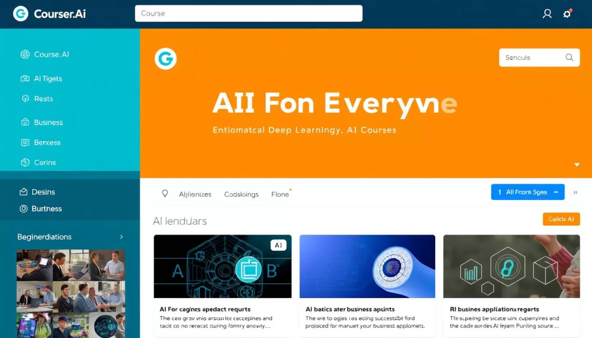 AI For Everyone certification interface showing course modules for AI certification for beginners 2026