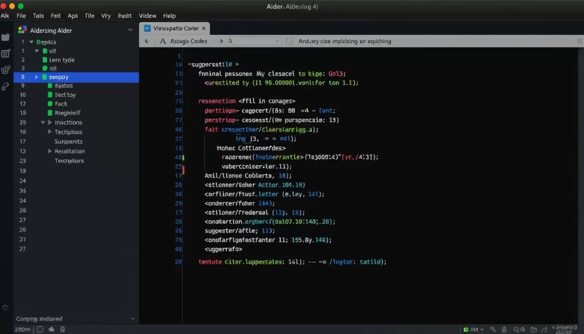 Aider terminal-based AI pair programming tool showing voice coding for top 10 best AI for coding in 2025