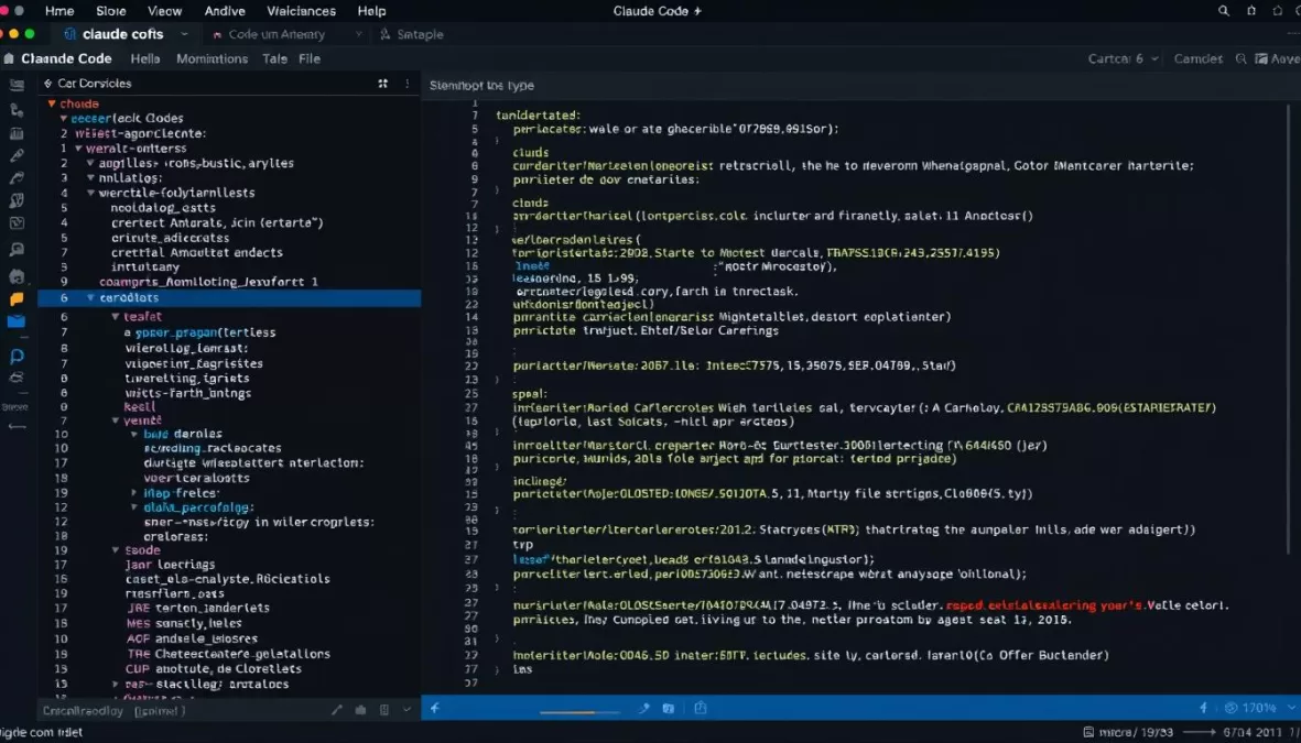 Claude Code interface showing multi-file code analysis for top 10 best AI for coding in 2025