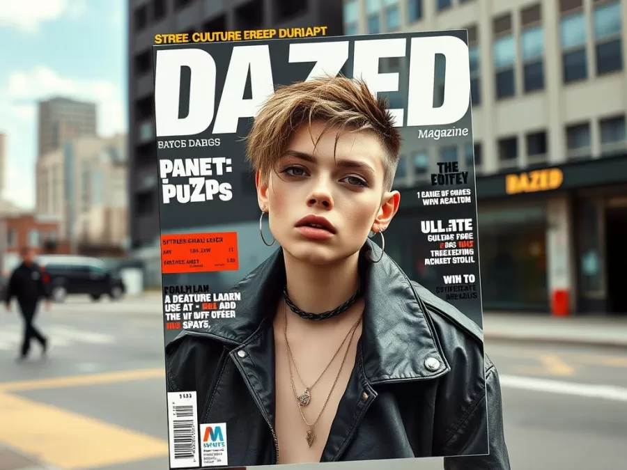 Dazed magazine 2025 featuring youth culture and avant-garde fashion