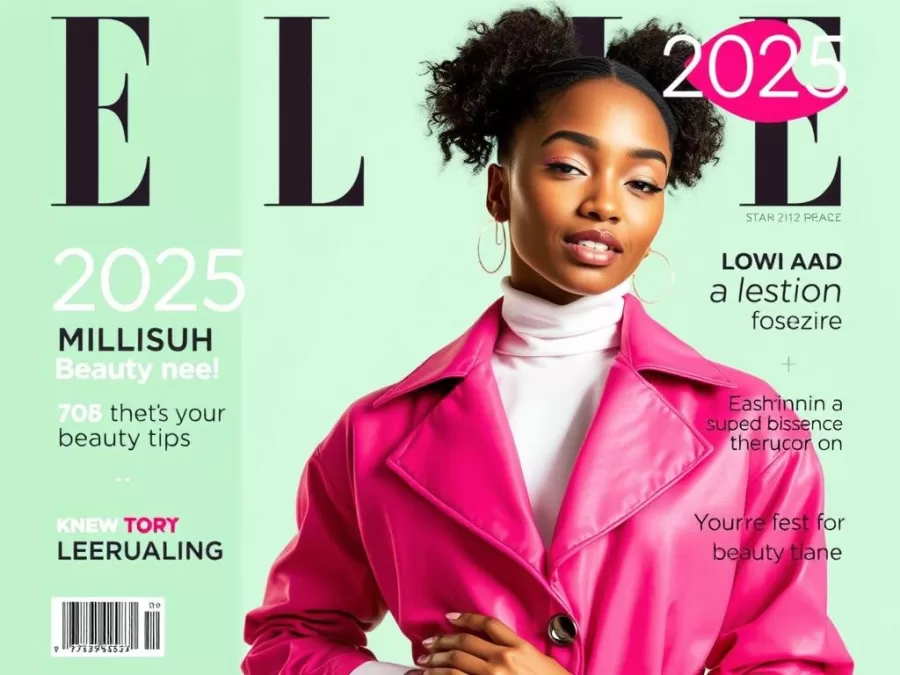 ELLE magazine 2025 featuring contemporary fashion and lifestyle content