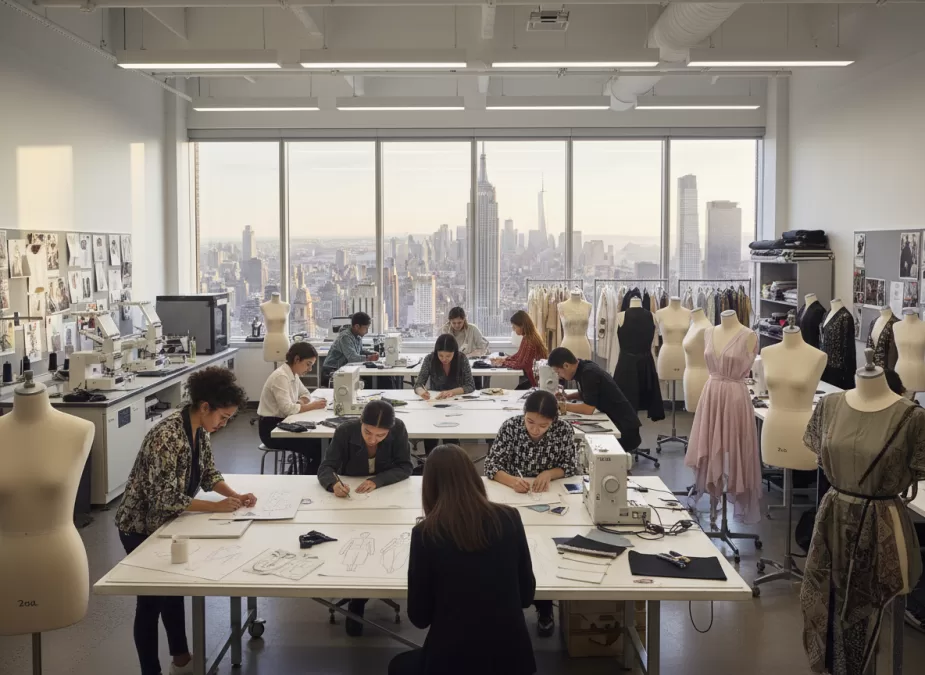 Fashion design classroom at Parsons School of Design in New York