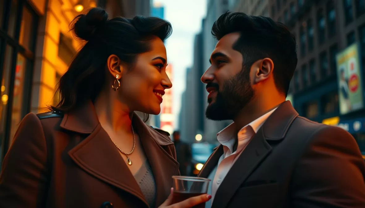 Gina Rodriguez and Tom Ellis in a romantic scene from Netflix movies 2025 comedy Players
