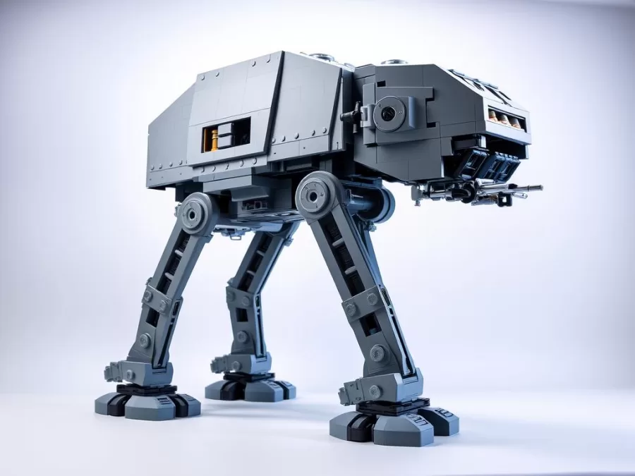 LEGO Star Wars AT-AT Walker showing the massive scale and posable legs of the Imperial walker, among the top 10 largest LEGO sets in the world 2025