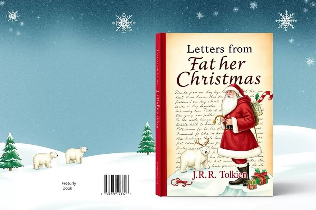 Letters from Father Christmas by J.R.R. Tolkien featuring handwritten letters and illustrations