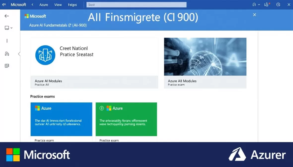 Microsoft Azure AI Fundamentals certification exam preparation materials for beginners in 2026