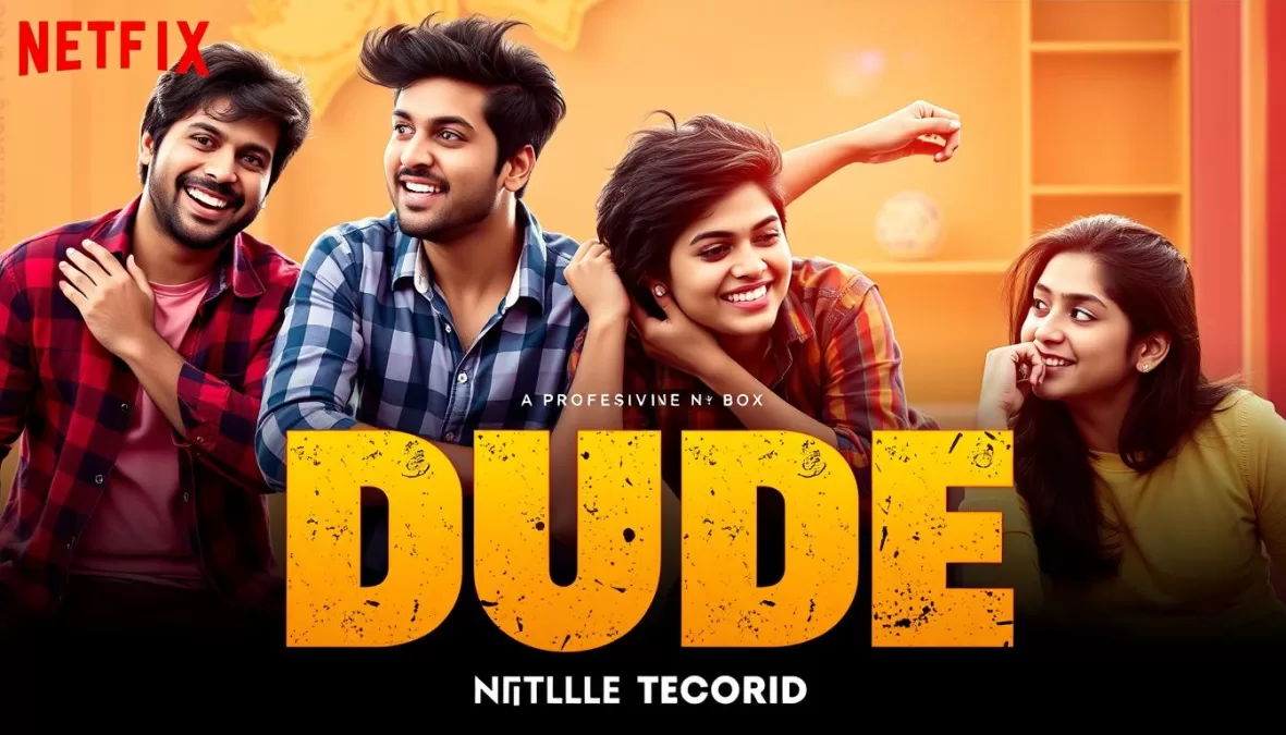 Netflix 2025 की Top 10 हिंदी फिल्में में शामिल ड्यूड फिल्म का पोस्टर