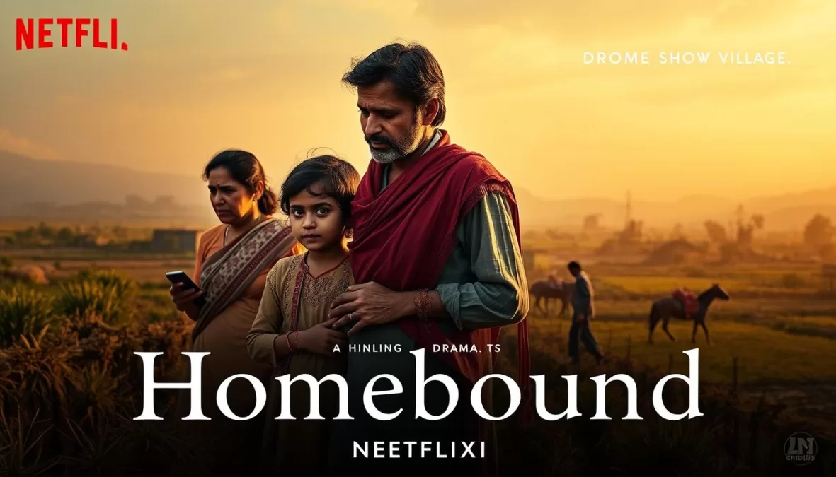 Netflix 2025 की Top 10 हिंदी फिल्में में शामिल होमबाउंड फिल्म का पोस्टर