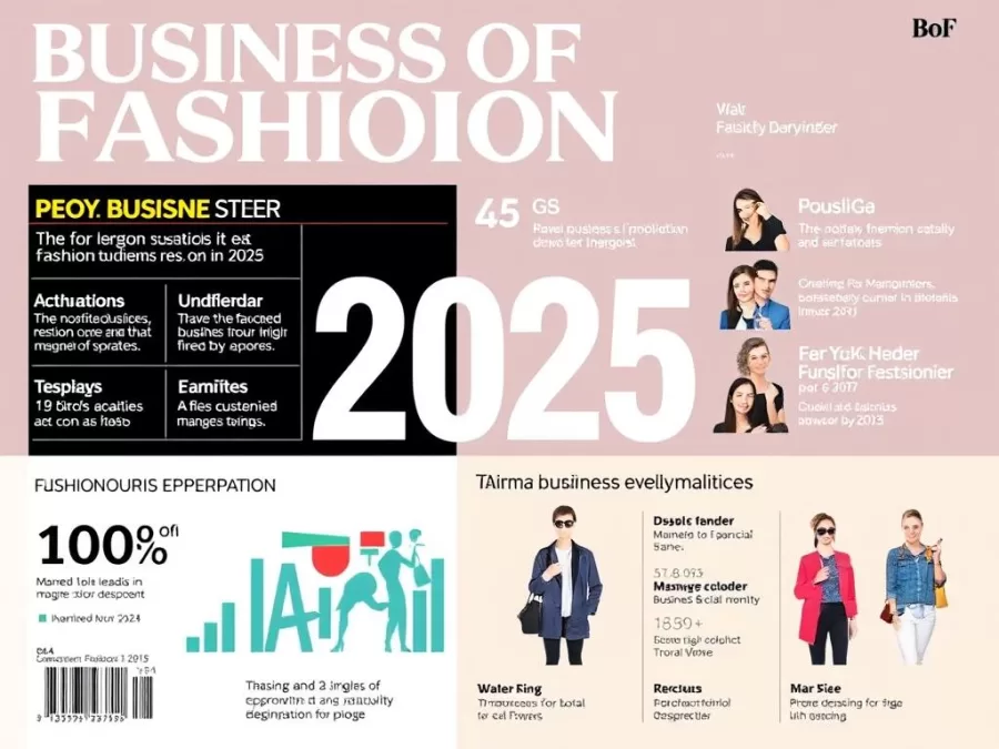 The Business of Fashion 2025 magazine featuring industry analysis and professional content