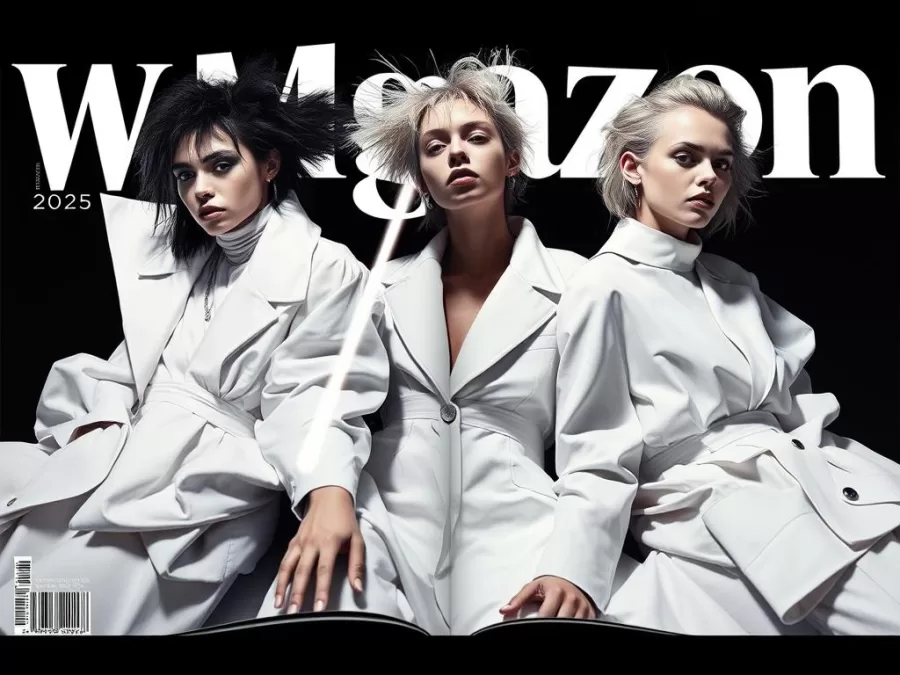W Magazine 2025 artistic fashion photography spread