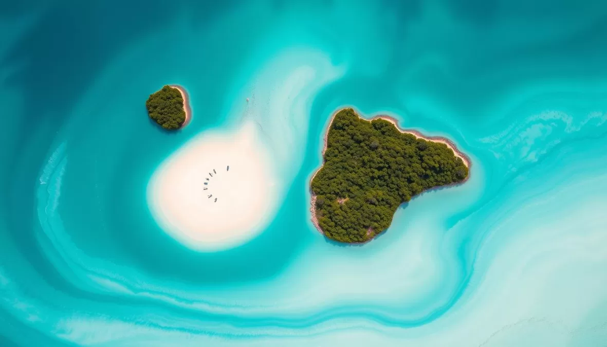 Whitehaven Beach in the Whitsundays with swirling white sands and turquoise waters, among the top 10 Australia tourist attractions