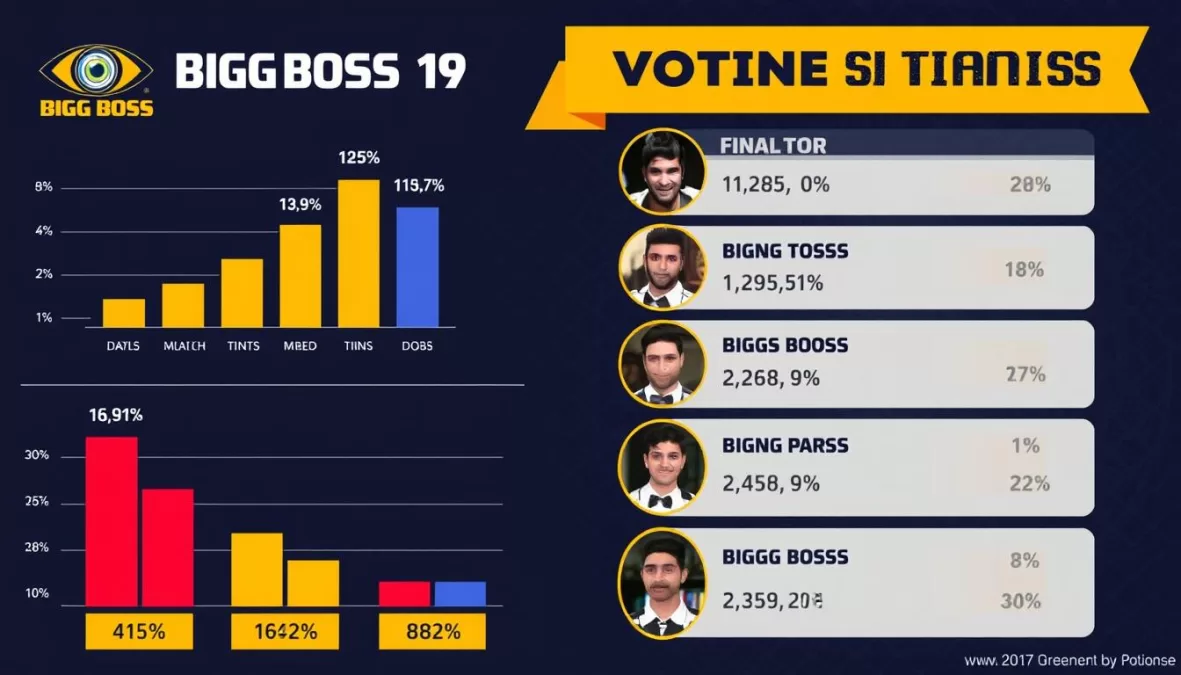 बिग बॉस 19 वोटिंग स्टैटिस्टिक्स