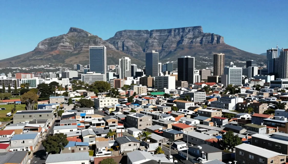 Cape Town, South Africa township area - among the most dangerous cities in the world 2026