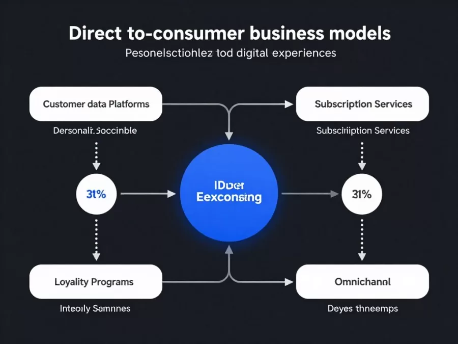 Direct-to-consumer business models showing customer relationship management