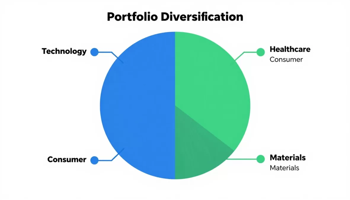 Diversified portfolio allocation across sectors for top 10 stocks to buy in 2026