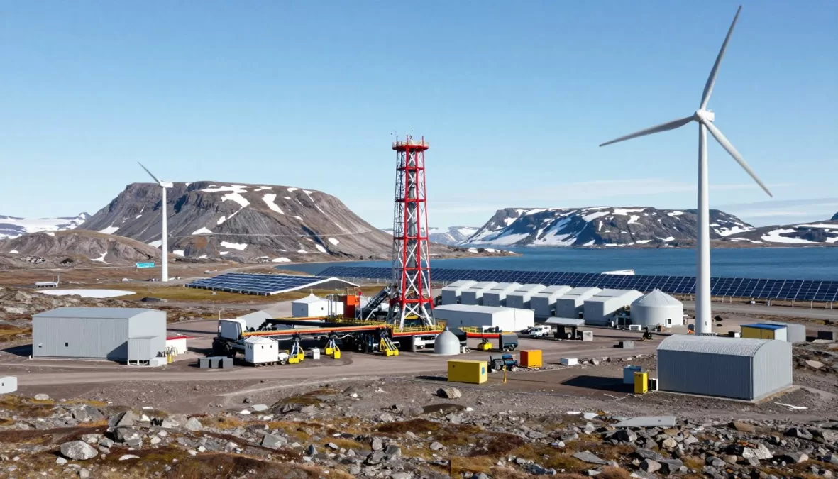 Future vision of Greenland's economy with mining and renewable energy development