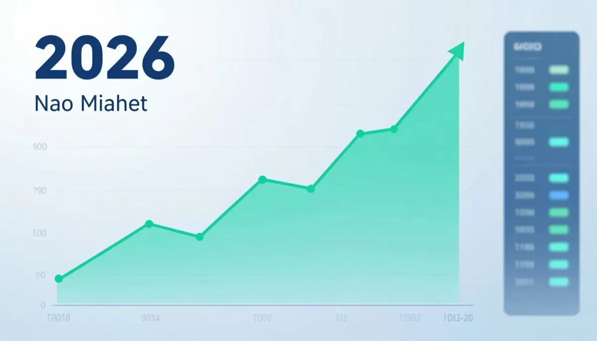 Futuristic stock market visualization showing top 10 stocks to buy in 2026