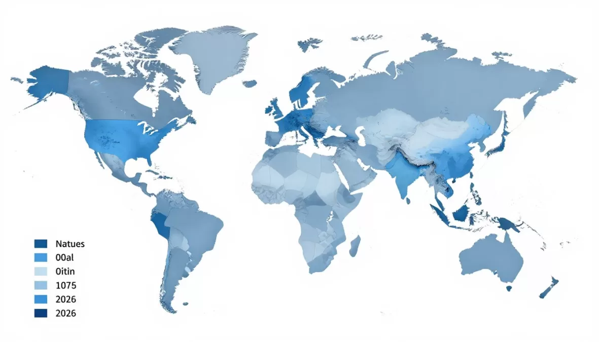 Global map highlighting the top 10 oil producing countries in 2026 with production volumes