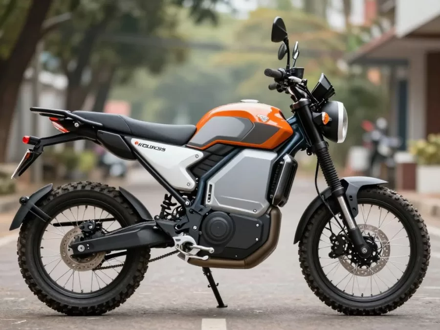 Komaki MX3 electric bike with adventure styling