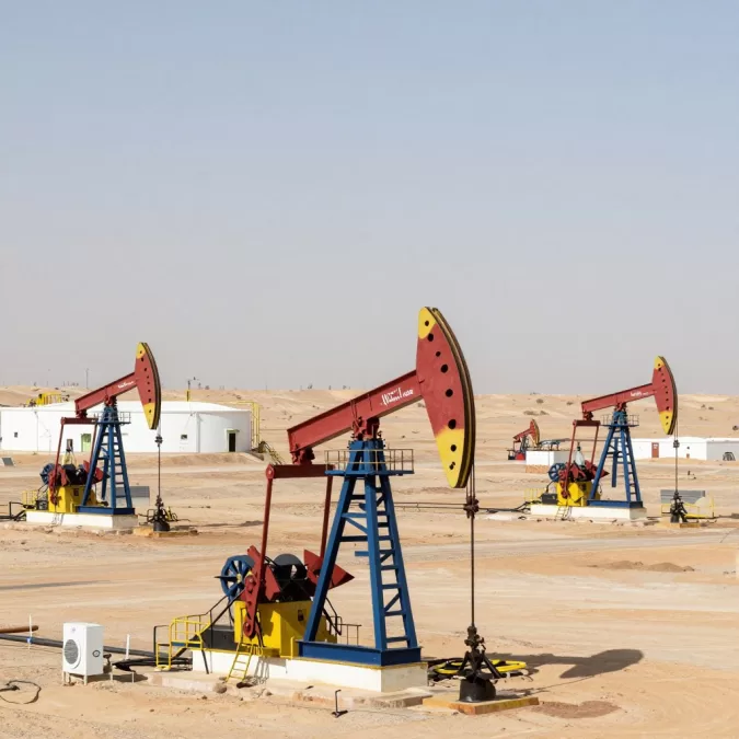 Kuwait's Burgan oil field, the world's second-largest oil field